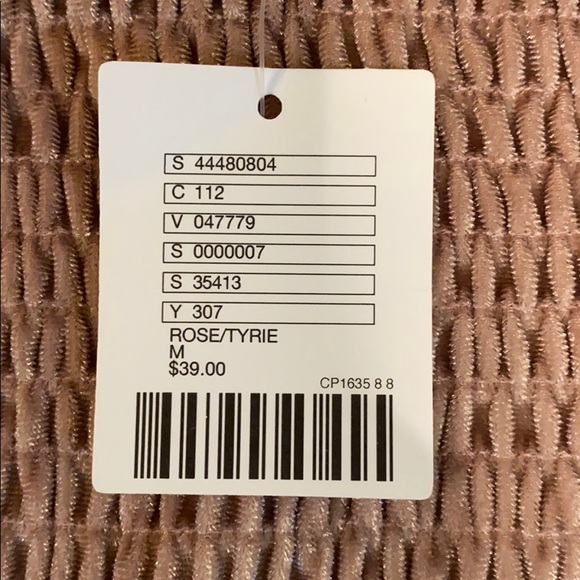 Urban outfitters velvet crop top - Picture 2 of 4